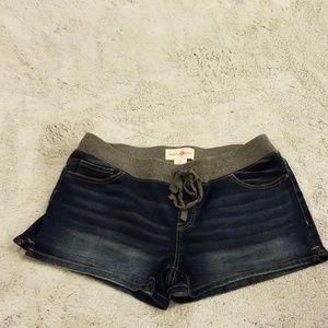 Blue jean shorts